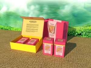 Bộ hộp lễ 5 sao 500g